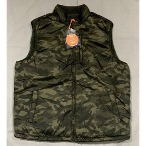 Weatherproof Vintage Fleece Camo Vest Mens XXL Camouflage Hunting‎